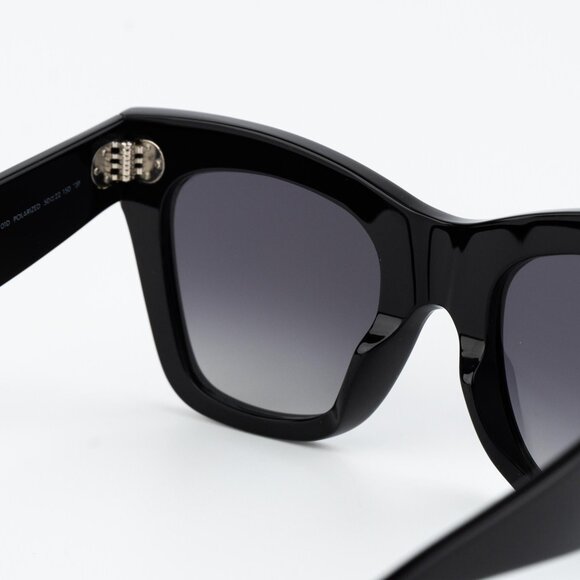 Celine 3 DOTS Women Sunglasses Black Grey Gradient CL4004IN 01D NEW AUTHENTIC - Picture 7 of 13